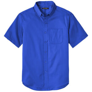 Port Authority W809 Short Sleeve SuperPro React Twill Shirt - True Royal