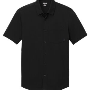 OGIO OG160 Extend Short Sleeve Button-Up - Blacktop