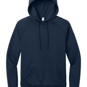 Allmade AL5000 Unisex Organic CVC Fleece Pullover Hoodie - Rebel Blue