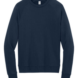 Allmade AL5004 Unisex Organic CVC Fleece Crewneck Sweatshirt - Rebel Blue